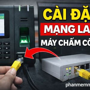 Khai báo máy chấm công ZKTeco bằng TCP